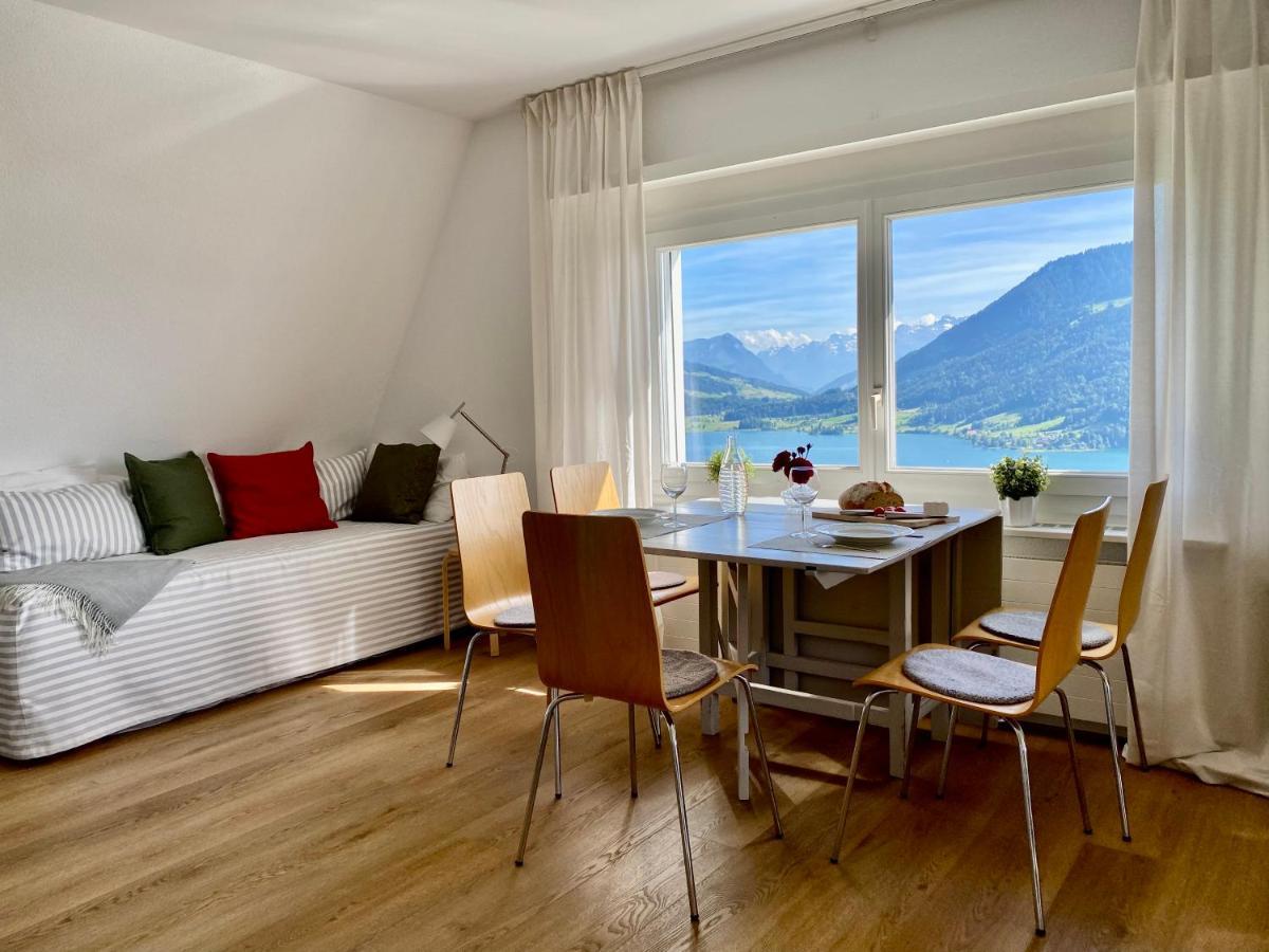 Beautiful Apartment With Fantastic Views Oberägeri Eksteriør bilde